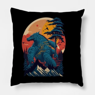 King of The monsters vector illustration design Pillow