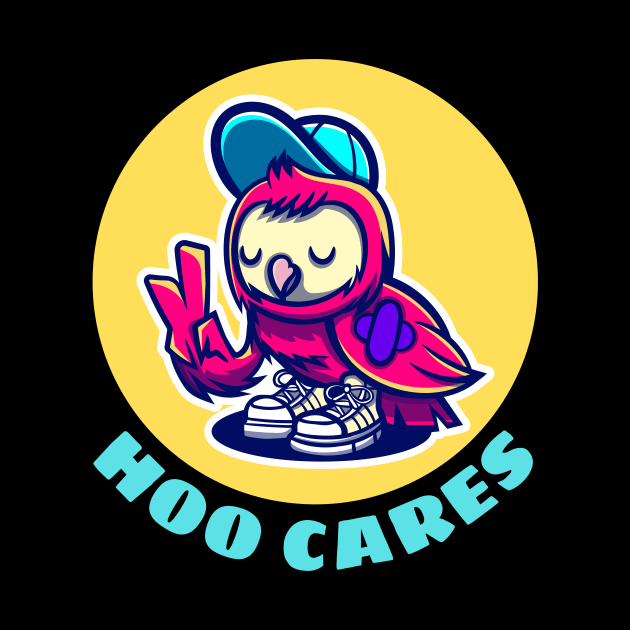 Hoo Cares | Owl Pun by Allthingspunny