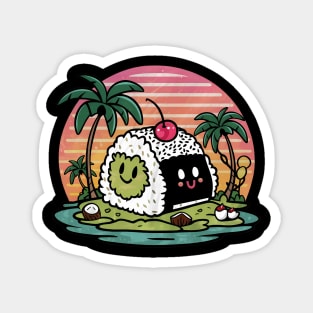 Greate musubi on island - retro vibes Magnet