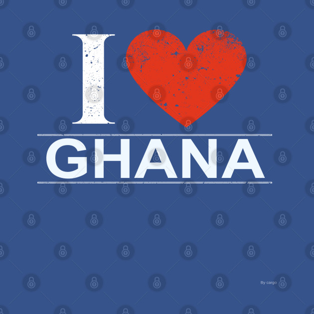 I Love Ghana - Gift for Ghanaian - Ghanaian - T-Shirt