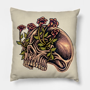 Growing Skull Pillow