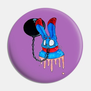 Blue Bunny Pin