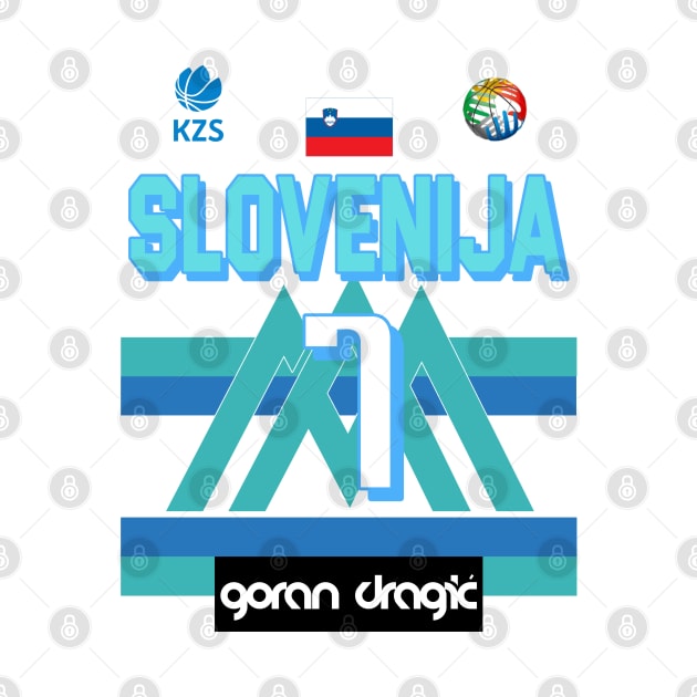 Goran Dragic Slovenija Fan Design by darklordpug