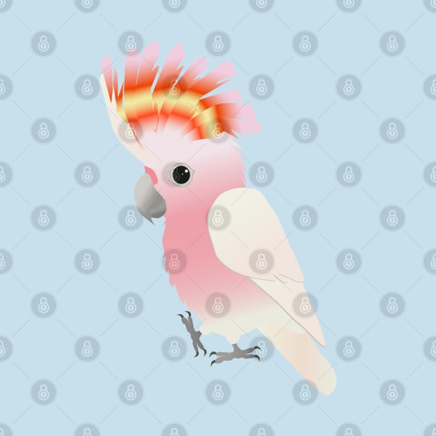 Major Mitchel's cockatoo digital drawing by Bwiselizzy