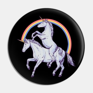 Unicorn Rider Pin