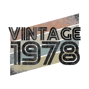 Vintage 1978 Retro 42th Gift 42 Yrs Years Old T-Shirt