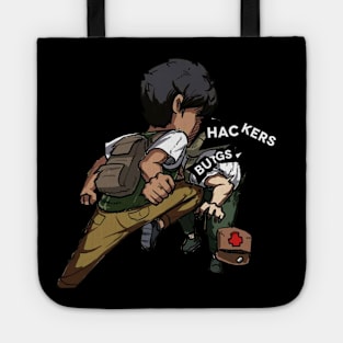 fight hackers and bugs Tote