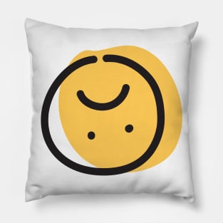 Sad Emoticon Pillow