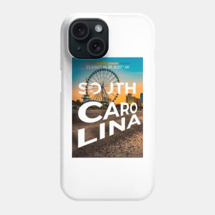 South Carolina Travel Poster Phone Case