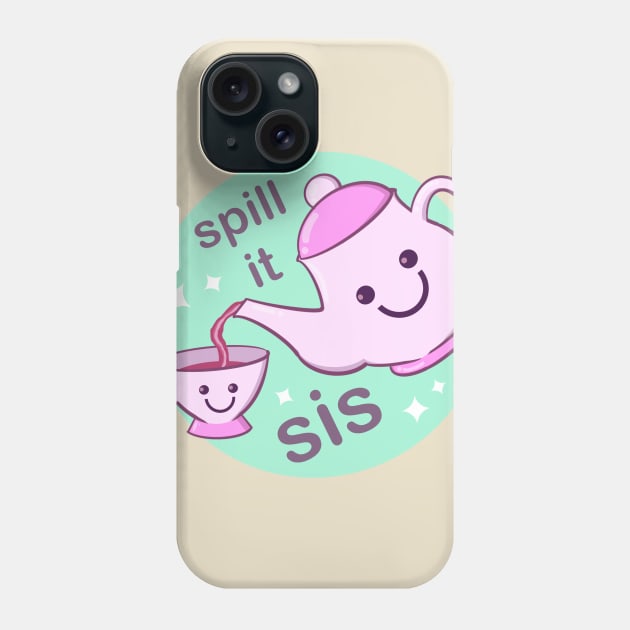 Tea Time Phone Case by LVBart