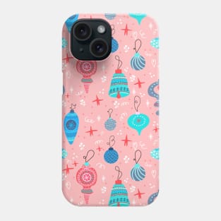 Christmas baubles Phone Case