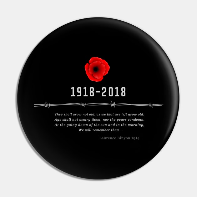 World War One Centennial Pin by SeattleDesignCompany