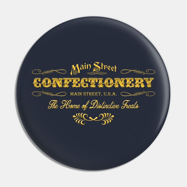 Main Street Confectionery Pin by Mouse Magic with John and Joie