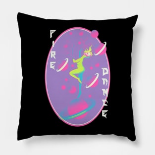 FIRE DANCE, band merchandise, skull design Pillow