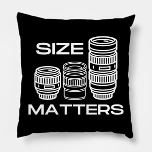 Size Matters - Camera Lens Pillow