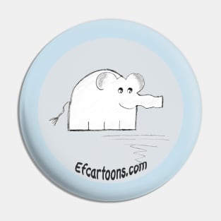 Enormously Funny Cartoons Elephant Landing Pin