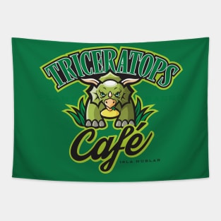 Triceratops Vegetarian Cafe Tapestry