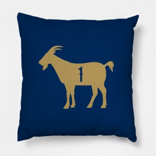 NO GOAT - 1 - Navy Pillow