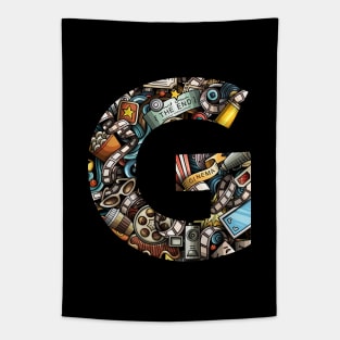 Monogram Letter G Tapestry