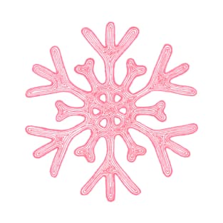 Snowflake (coral) T-Shirt