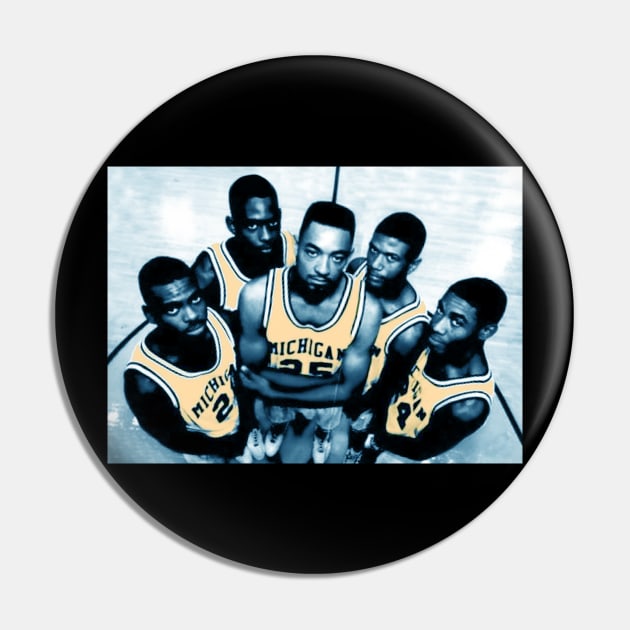 Fab 5 Basketball Pin by ris kingdom