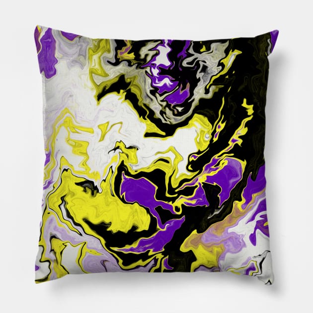 --The Fluid Collection -- Pillow by AlienClownThings