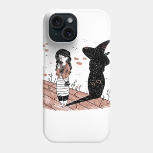 Witch shadow Phone Case