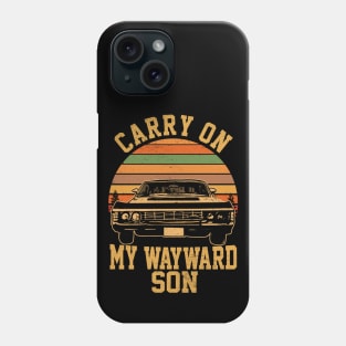 Supernatural Carry On My Wayward Son Phone Case