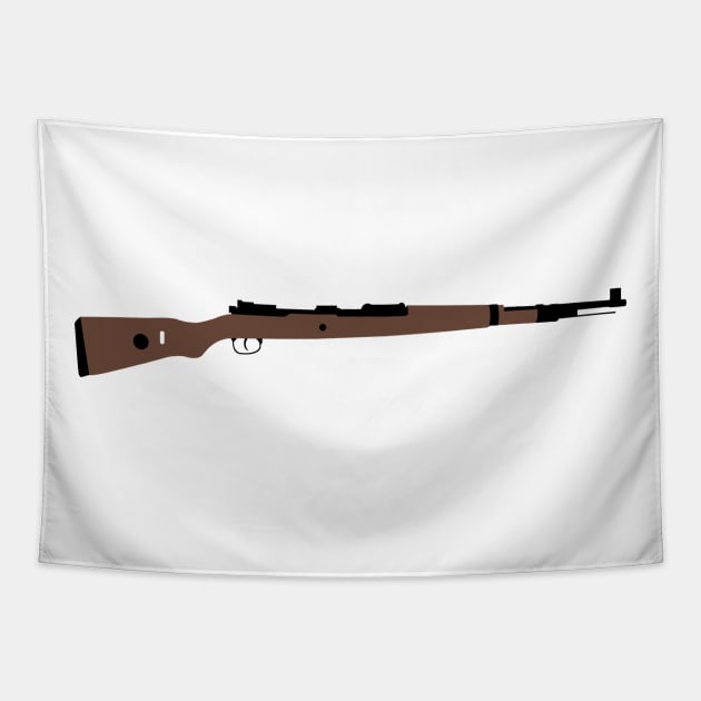 Kar98k Karabiner 98 kurz historical German weapon Tapestry by FOGSJ