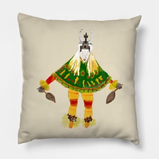 Zaouli The Impossible Traditional Ethnic Dance from Ivory Coast Africa Gift Pillow