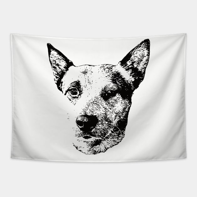 Australian Cattle Dog gift for Blue Heeler Owners Tapestry by DoggyStyles