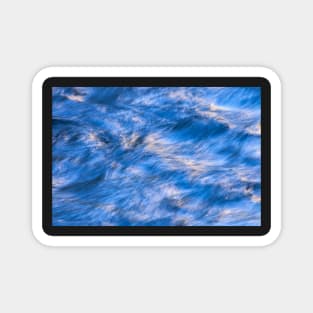 Water Abstract Blue Magnet