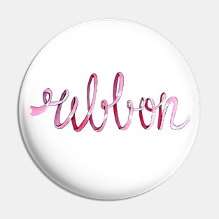 Ribbon Lace Text Pin