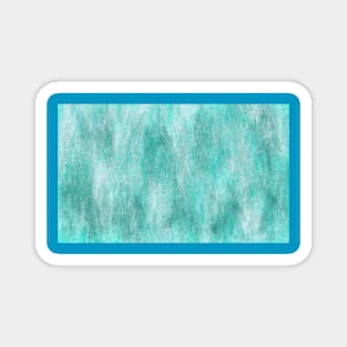 Aquamarine Oil Texture Magnet