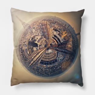 Paris micro planet Pillow