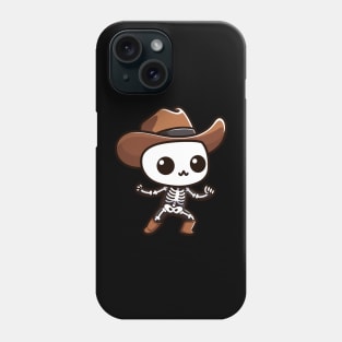 Cowboy  Skeleton Phone Case