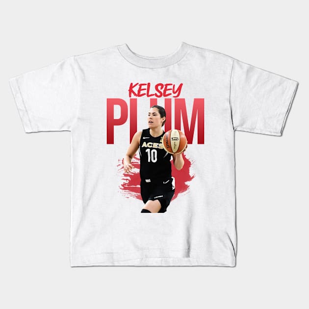 Kelsey Plum Las Vegas Aces Kids T-Shirt for Sale by FauxbackCostore