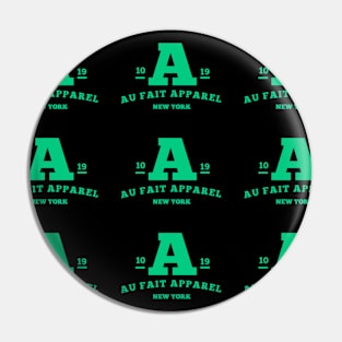 Aufait Green 1 9 logo New York Pin