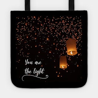 Floating Lantern You Are The Light Tote