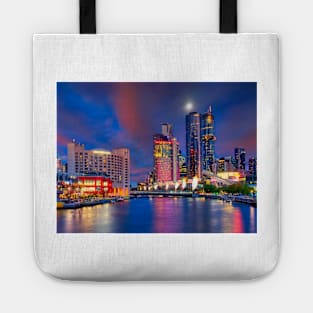 Melbourne Southbank twilight Tote