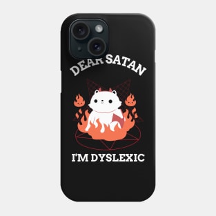 Daer Santa, I haev Dyslexia Phone Case