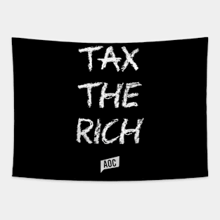 Alexandria Ocasio Cortez - Tax The Rich Tapestry