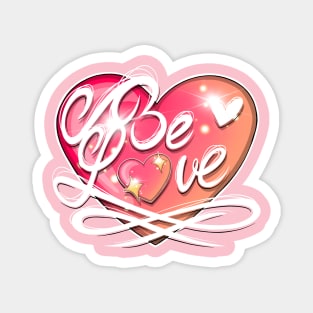 Be Love Reva Prisma Heart emoji Magnet