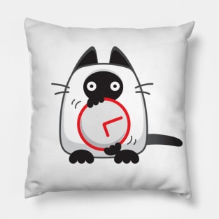 Kiki the Kitty - Tick-Tock Pillow