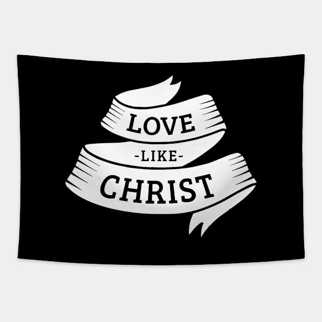 Love like Christ Tapestry by societee28