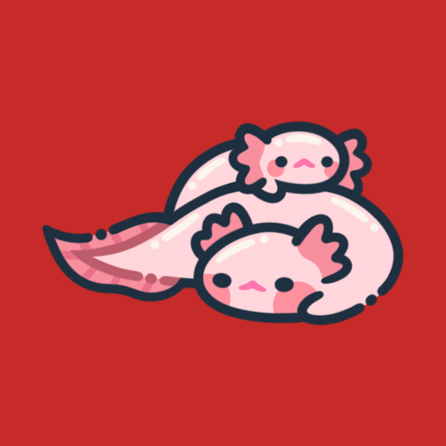 Baby Axolotl by Eveo