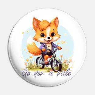 Go for a ride Pin