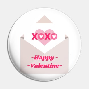 Happy Valentine XOXO Pin