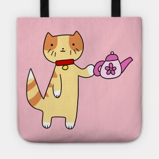 Teapot Tabby Cat Tote