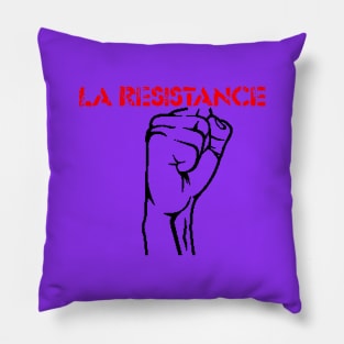 Vive La Resistance Logo Pillow